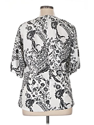 Essentials 3/4 Sleeve Blouse (view 2)