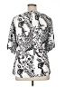 Essentials 100% Polyester White 3/4 Sleeve Blouse Size XL - photo 2