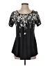 Unbranded Black Short Sleeve Blouse Size S - photo 1