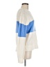 Hippie Rose Color Block Blue Pullover Sweater Size M - photo 4