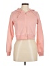 Shein 100% Polyester Pink Zip Up Hoodie Size M - photo 1