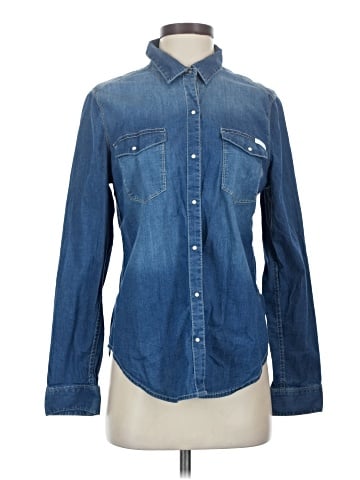 CALVIN KLEIN JEANS Long Sleeve Button-Down Shirt (view 1)