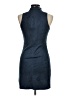 Aqua Solid Blue Casual Dress Size M - photo 2