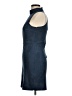 Aqua Solid Blue Casual Dress Size M - photo 5