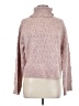 Industry Tweed Pink Turtleneck Sweater Size M - photo 1