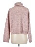 Industry Tweed Pink Turtleneck Sweater Size M - photo 2