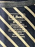 L.L.Bean Chevron-herringbone Stripes Blue Gray Short Sleeve Top Size M - photo 7