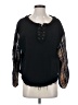 Miss Me 100% Cotton Black Pullover Sweater Size S - photo 1