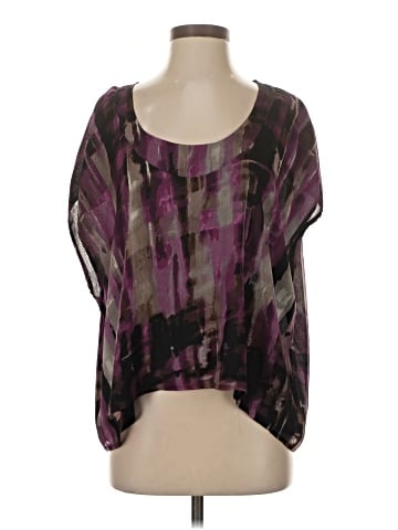 Scoop Short Sleeve Blouse (view 1)