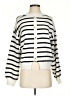 DAZY 100% Polyester Stripes White Cardigan Size S - photo 1