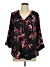 Torrid Black 3/4 Sleeve Blouse Size Lg Plus (0) - photo 1