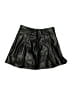 Unbranded 100% Polyester Solid Black Faux Leather Skirt Size S - photo 2
