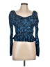 Zara Blue Long Sleeve Top Size L - photo 1