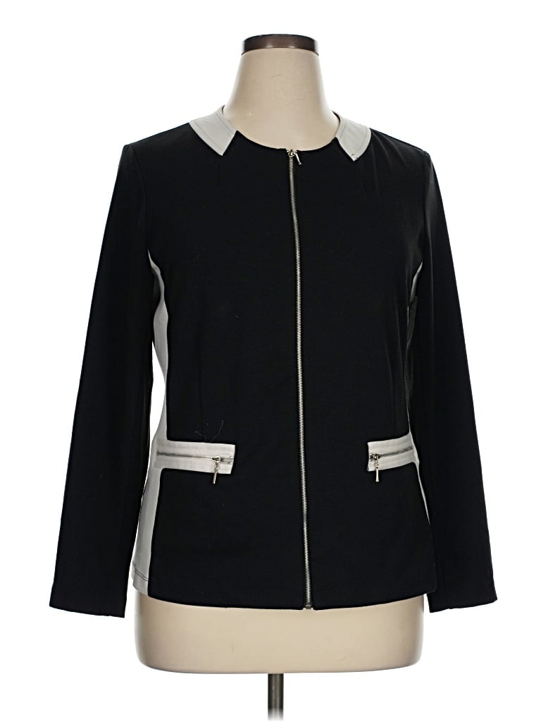Pre-owned Notations Cardigan Sweater In Black