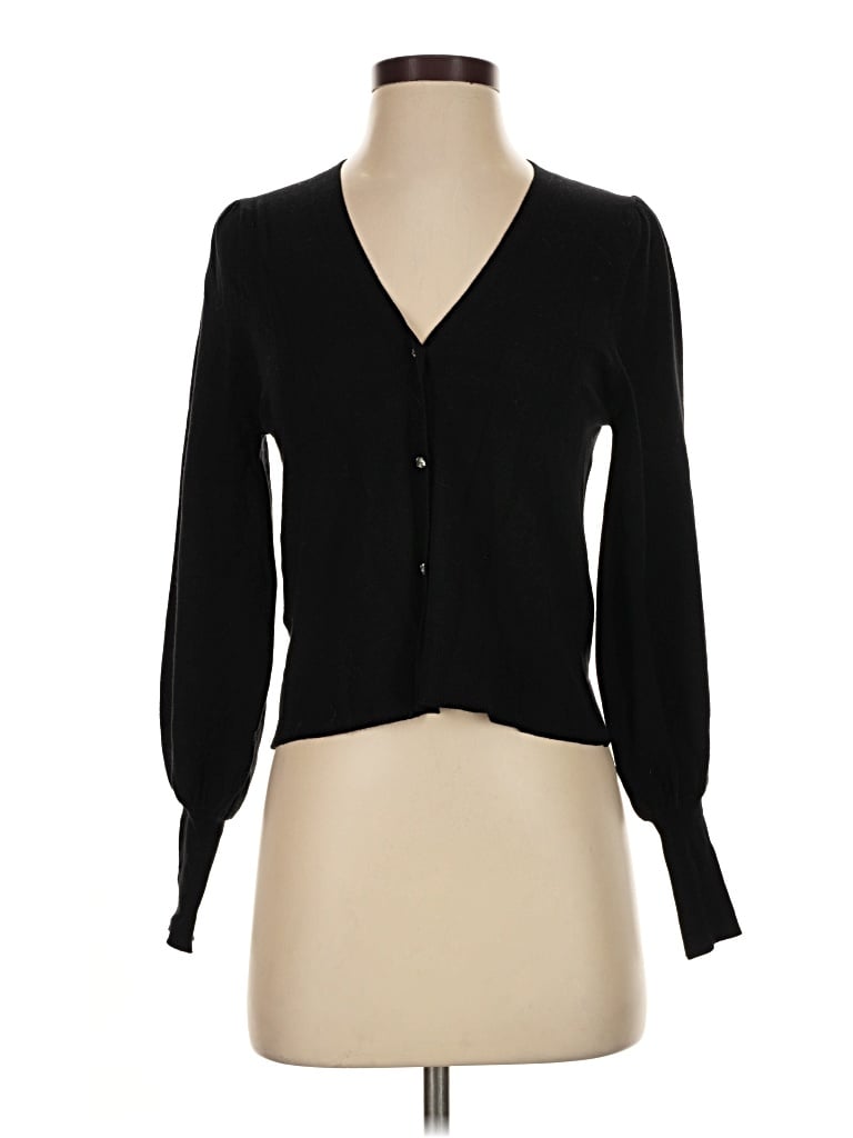 Pre-owned Mng Cardigan Sweater In Black