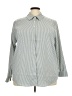 Cato Houndstooth Gray Long Sleeve Blouse Size 22 - photo 1