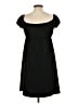 Muse Solid Black Casual Dress Size 10 - photo 2