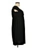 Muse Solid Black Casual Dress Size 10 - photo 4