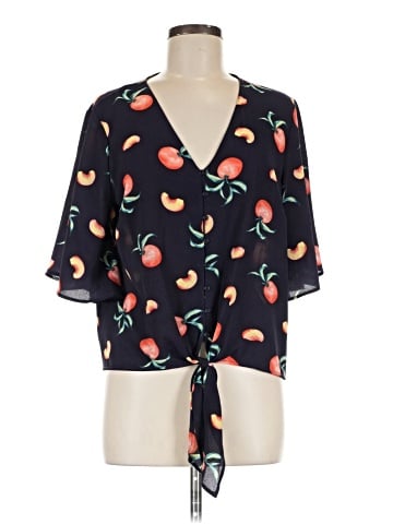 Lush 3/4 Sleeve Blouse (view 1)