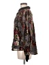 Fate 100% Polyester Floral Black Long Sleeve Blouse Size M - photo 5