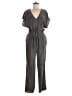 Stateside Metallic Gray Jumpsuit Size M - photo 1