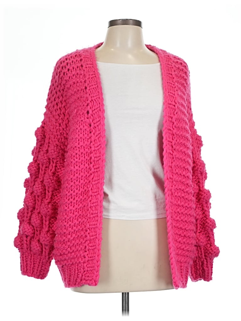 Pre-owned En Elly Cardigan Sweater In Pink