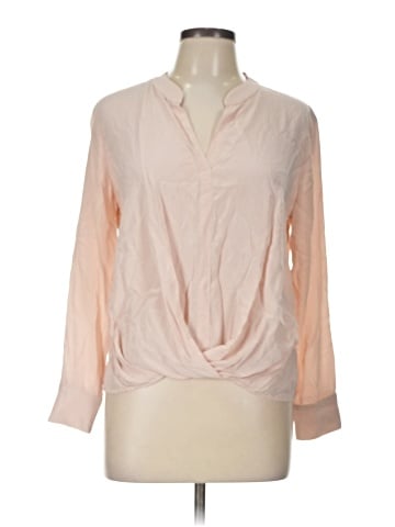 Amour Vert Long Sleeve Silk Top (view 1)