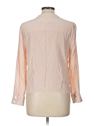 Amour Vert Long Sleeve Silk Top (view 2)