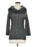 Anne Klein Metallic Silver Pullover Sweater Size M - photo 1