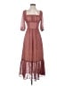 Foxiedox 100% Polyester Brown Casual Dress Size XS - photo 1