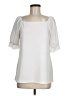 C established 1946 White Short Sleeve Blouse Size M - photo 1