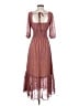 Foxiedox 100% Polyester Brown Casual Dress Size XS - photo 2