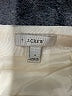 J.Crew 100% Polyester Solid Ivory Casual Skirt Size 8 - photo 4