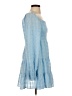 Assorted Brands 100% Polyester Checkered-gingham Blue Casual Dress Size S - photo 4