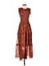 MELLODAY 100% Polyester Paisley Red Casual Dress Size XS - photo 1