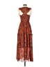 MELLODAY 100% Polyester Paisley Red Casual Dress Size XS - photo 2