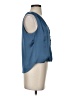 Veronica Beard 100% Polyester Blue Sleeveless Blouse Size 2 - photo 4