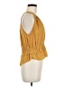 FRAME 100% Polyester Yellow Sleeveless Blouse Size M (estimated) - photo 4