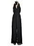 Dee Elly 100% Polyester Solid Black Jumpsuit Size M - photo 2