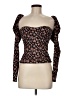 WeWoreWhat Black Long Sleeve Top Size 6 - photo 1