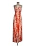 MNG 100% Polyester Orange Cocktail Dress Size M - photo 1