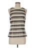 W by Worth Silver Sleeveless Top Size 8 - photo 1