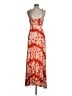 MNG 100% Polyester Orange Cocktail Dress Size M - photo 2
