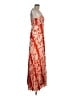 MNG 100% Polyester Orange Cocktail Dress Size M - photo 4