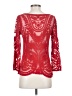 Express 100% Cotton Red 3/4 Sleeve Top Size S - photo 2