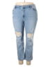 Old Navy Hearts Blue Jeans Size 18 - photo 1