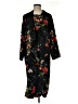 Lush 100% Polyester Black Tan Kimono Size M - photo 1