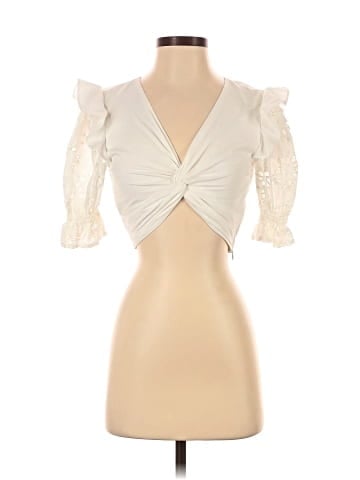 Line & Dot 3/4 Sleeve Blouse (view 1)