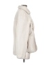 H&M 100% Polyester Ivory Faux Fur Jacket Size XS - photo 4