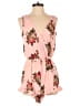 Fashion Nova 100% Polyester Floral Pink Romper Size S - photo 1